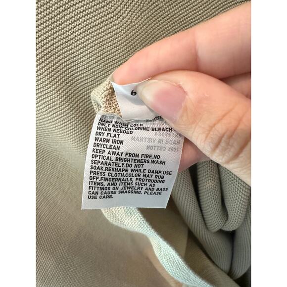 UNIQLO | 3D Knit Cotton Sweater Beige Boat Neck Pullover New | Large - Picture 7 of 7